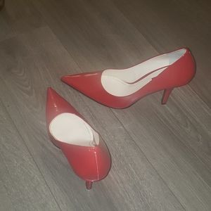 Nine west red stiletto heels